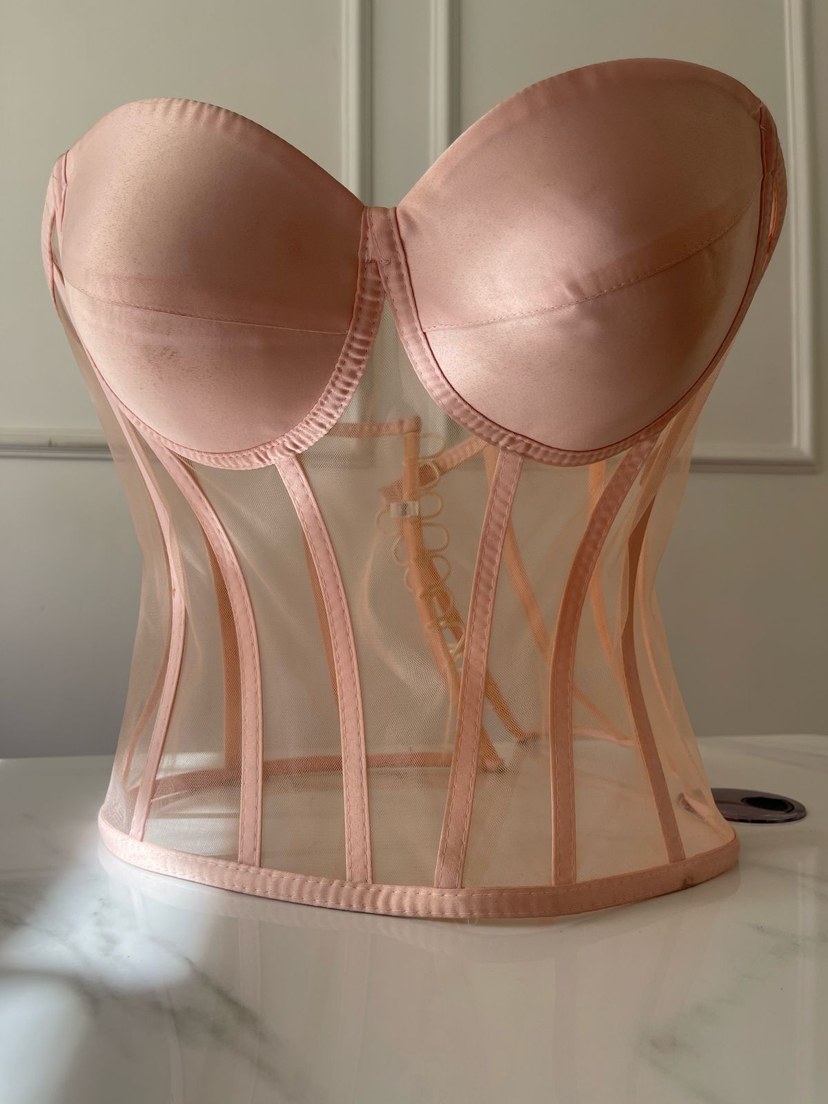 Peach corset