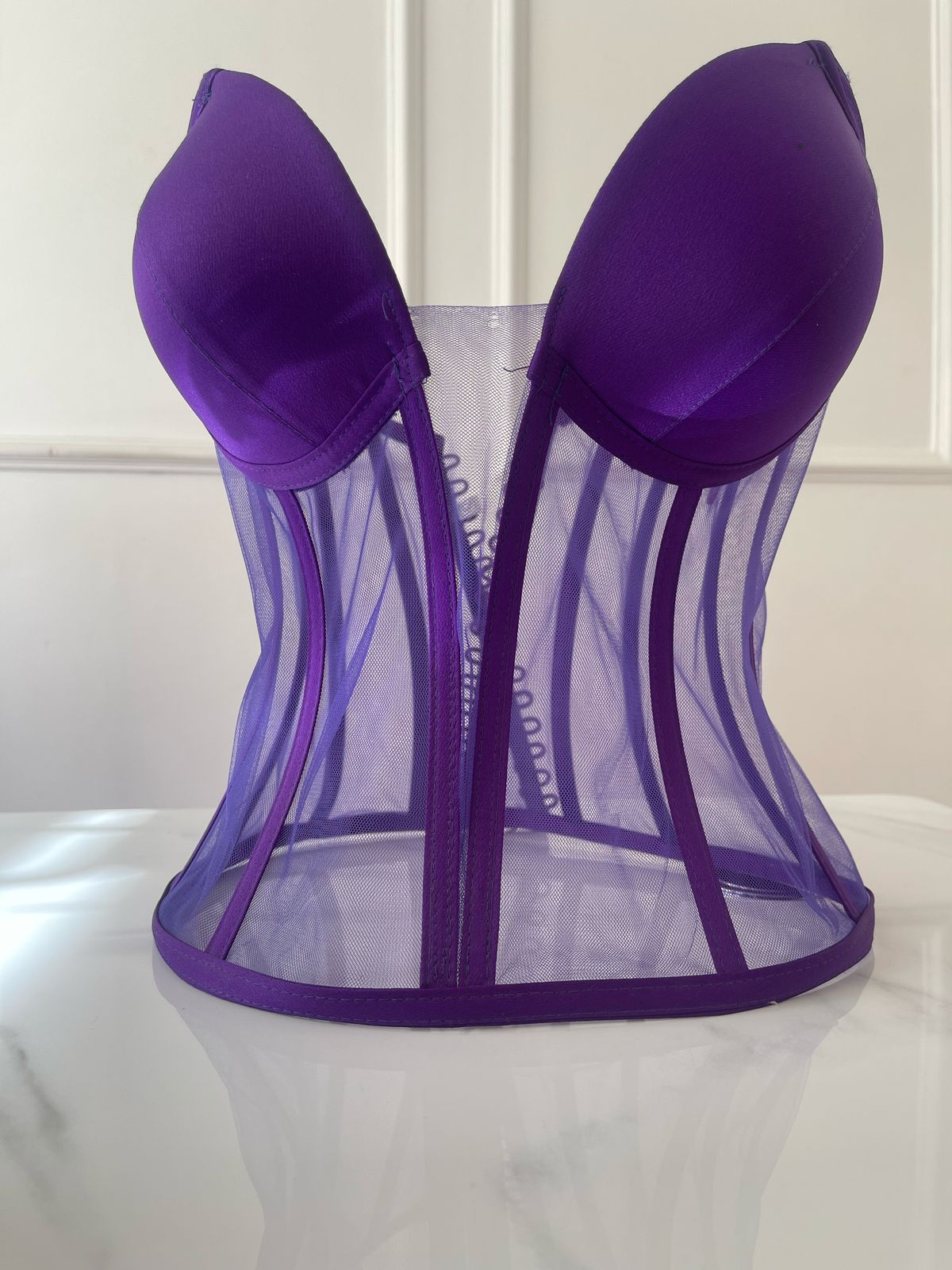 Purple corset