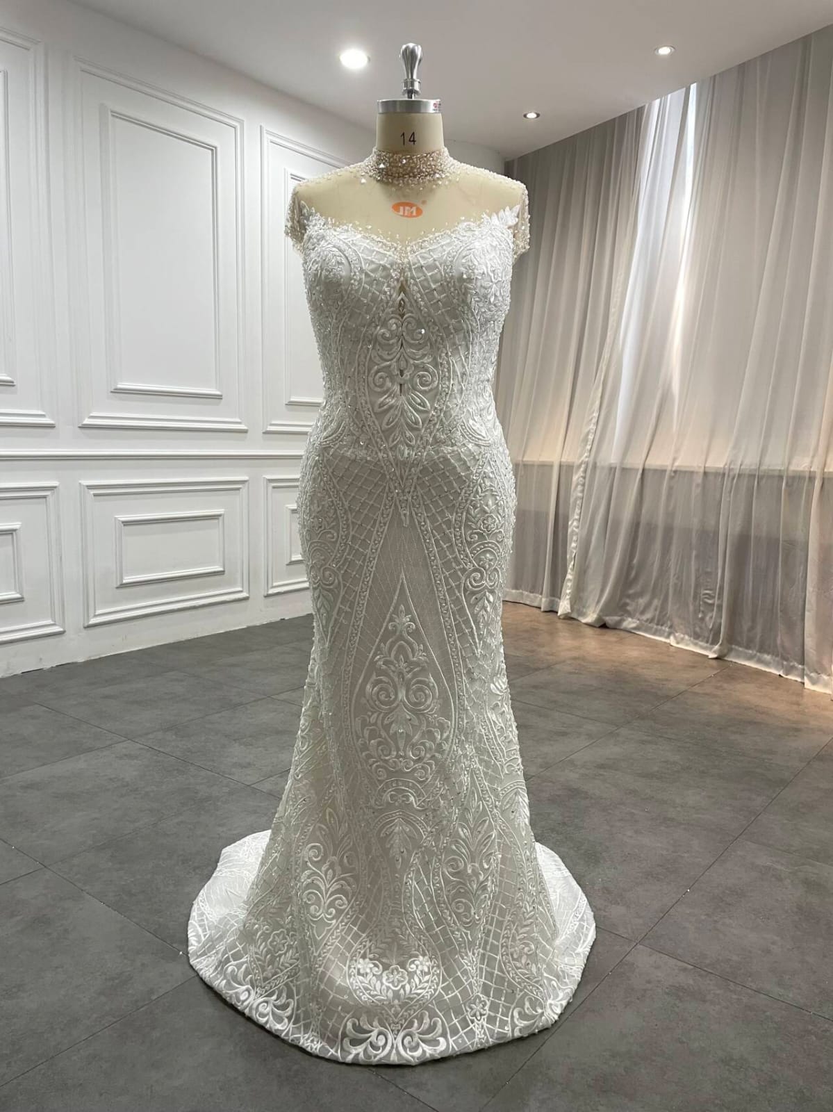 2 in 1 mermaid wedding dress