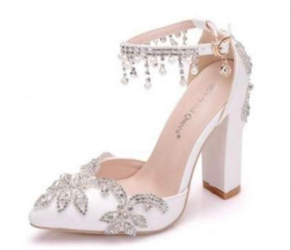 Bridal wedding shoe