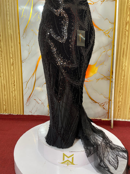 Classic black velvet