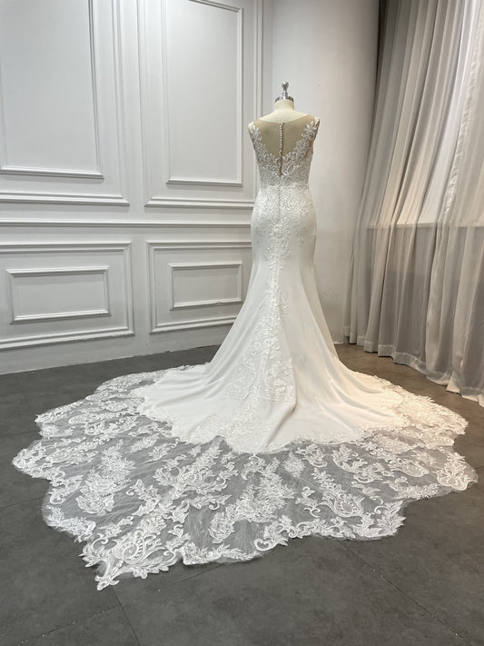 Mermaid wedding gown