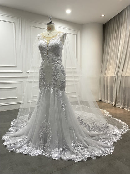 Mermaid wedding gown