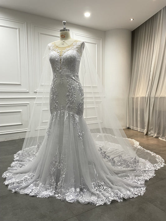 Mermaid wedding gown