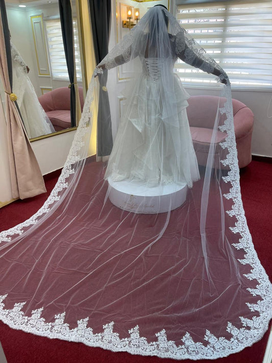 Elegant bridal veil