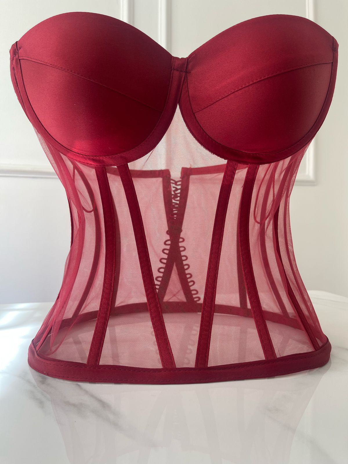 Elegant Burgundy corset