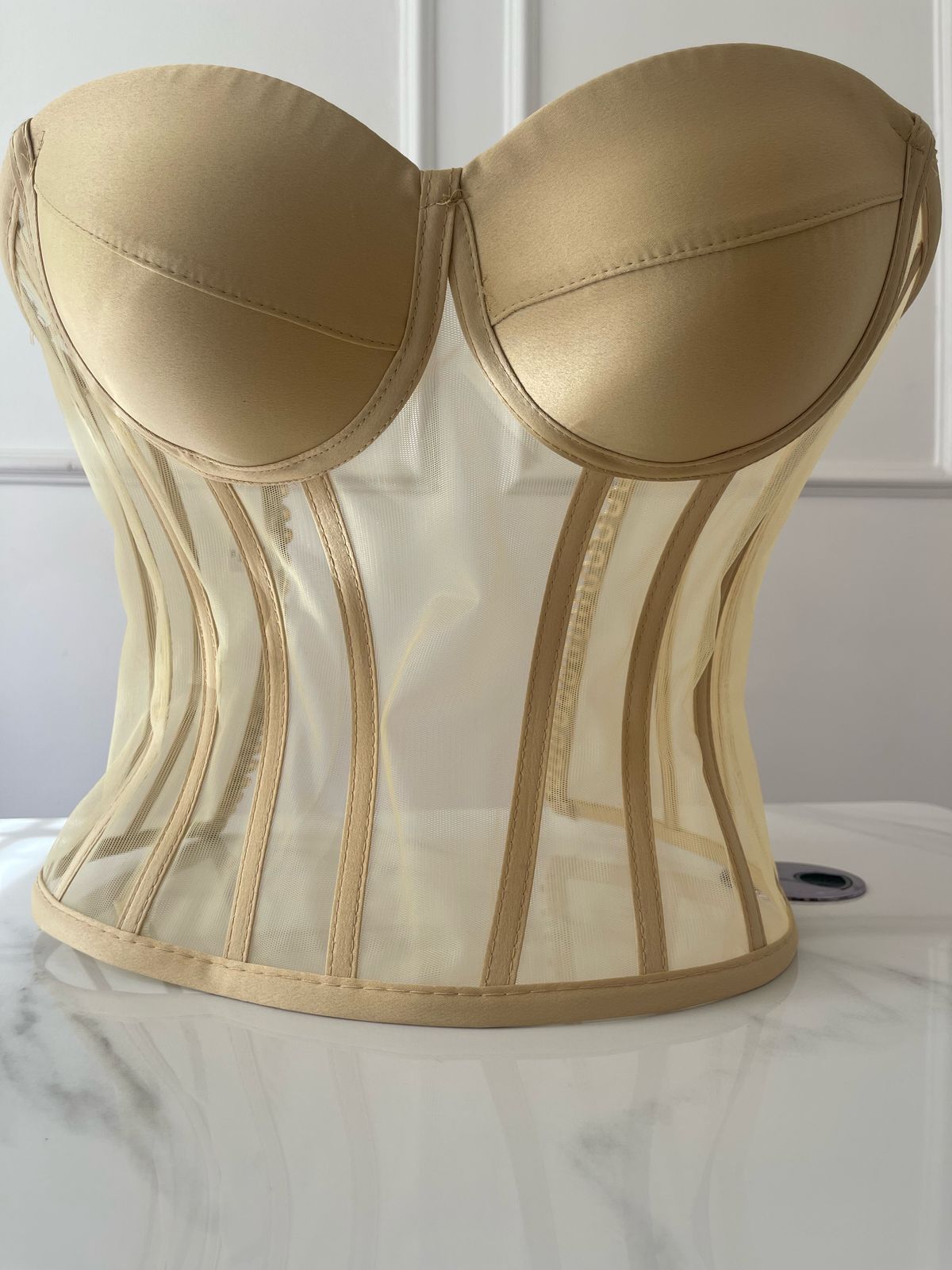 Gold corset