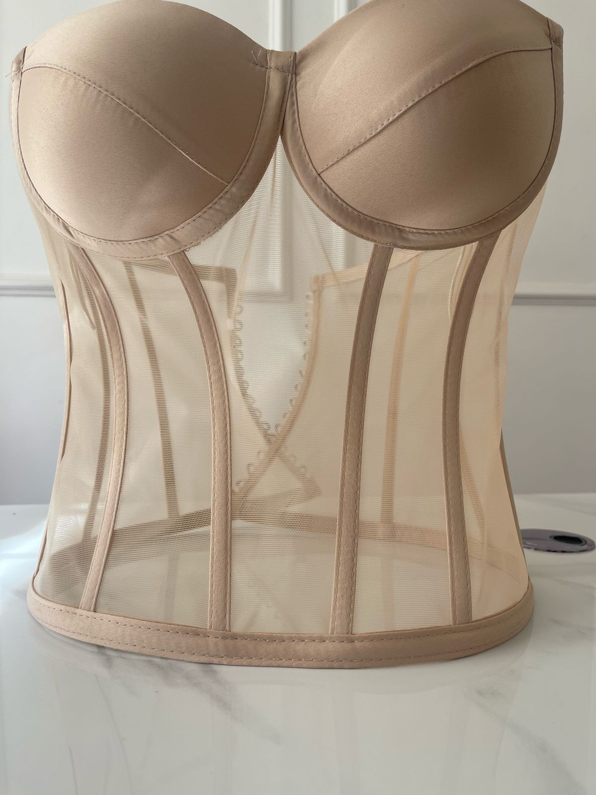 classic nude corset