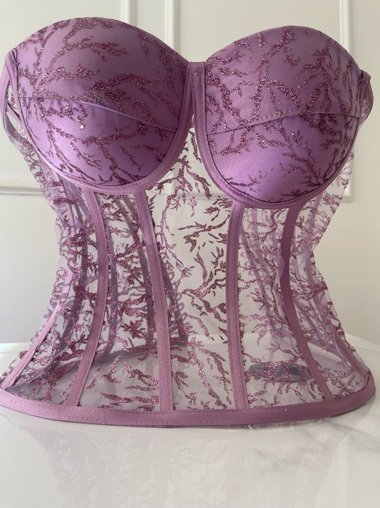 Lilac corset