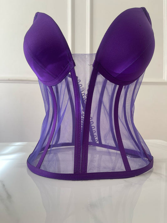 Purple corset