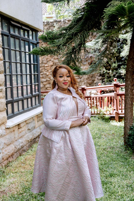 Brocade -circular dress