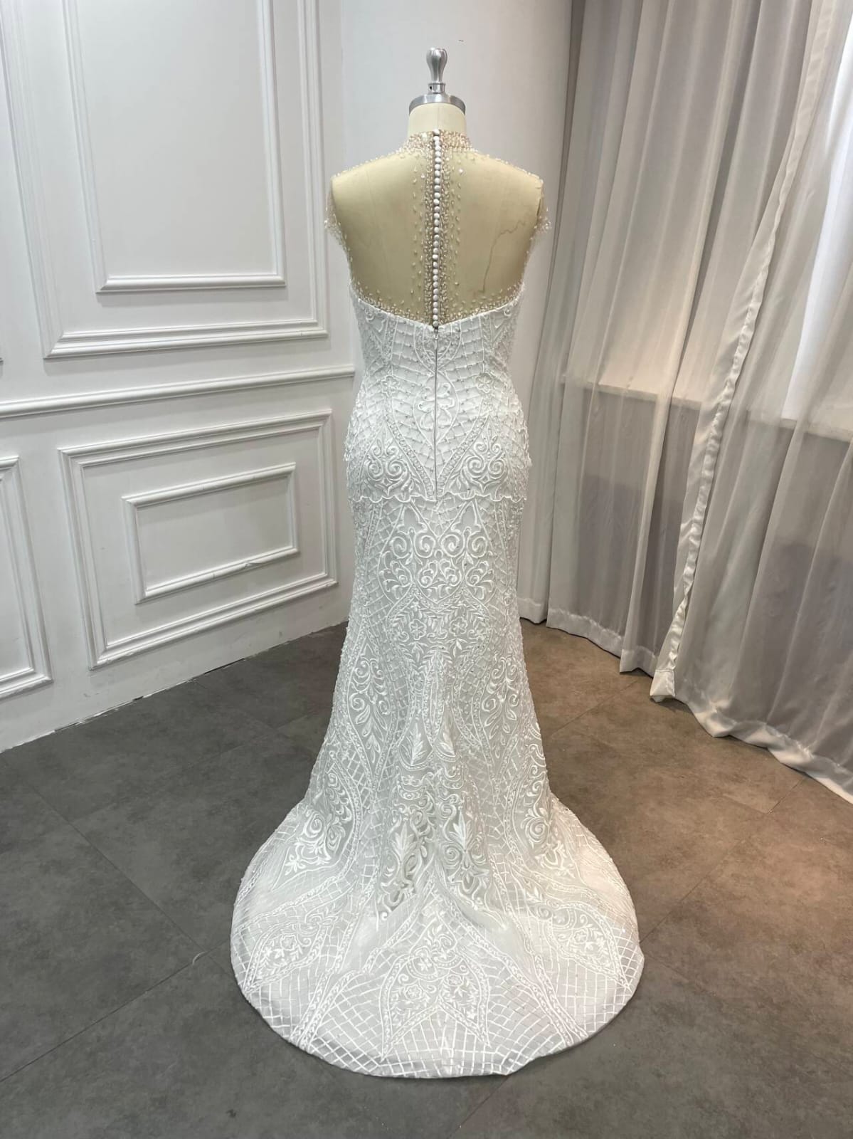 2 in 1 mermaid wedding dress
