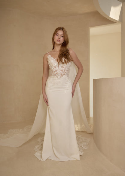 Mermaid wedding gown