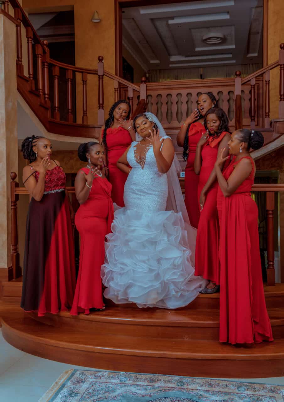 ruffled-mermaid gown