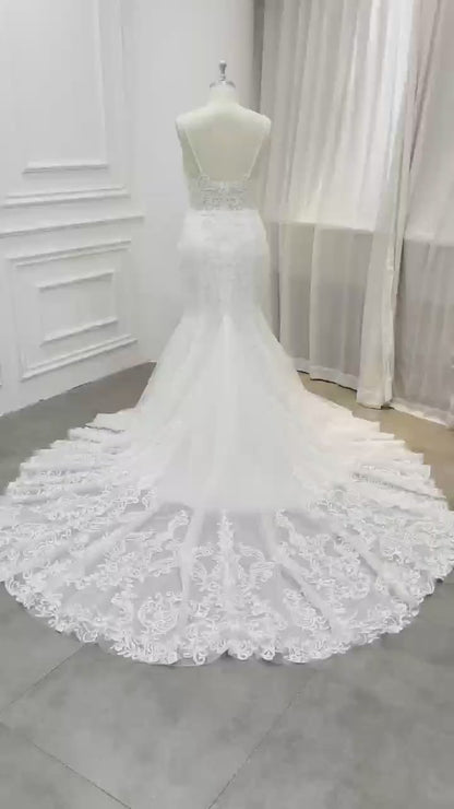 Mermaid wedding  gown