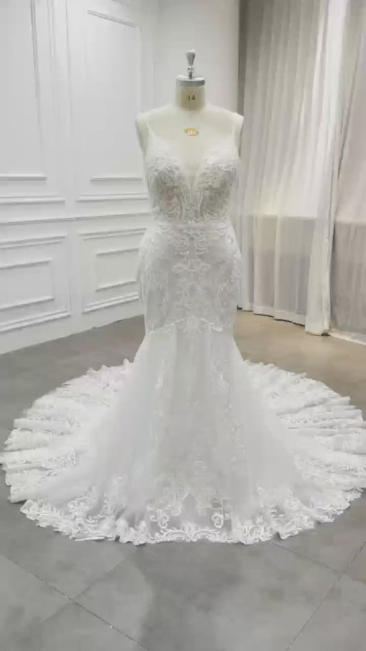 Mermaid wedding  gown