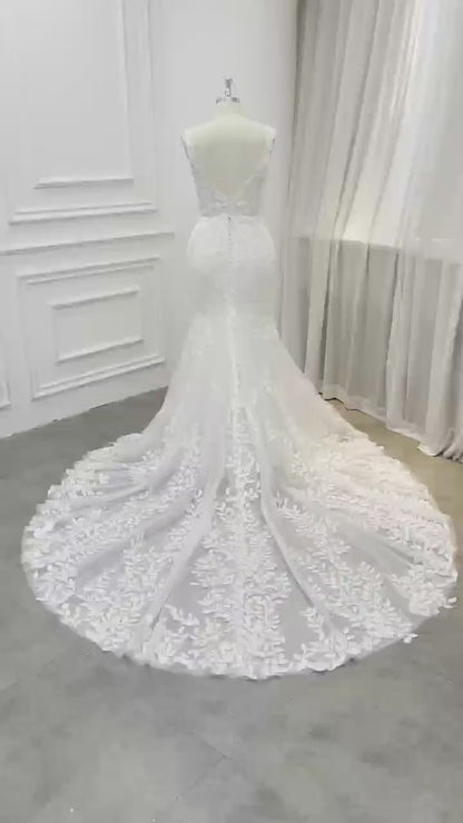 Mermaid wedding gown