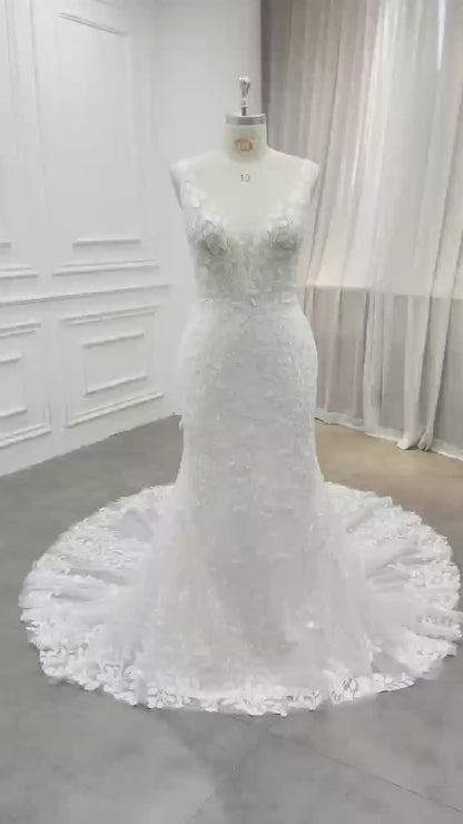 Mermaid wedding gown