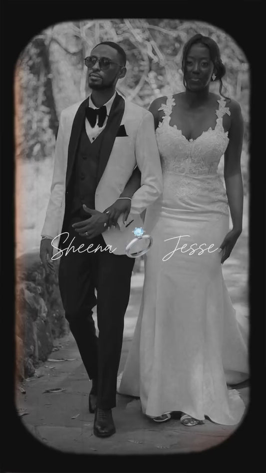 Mermaid wedding gown