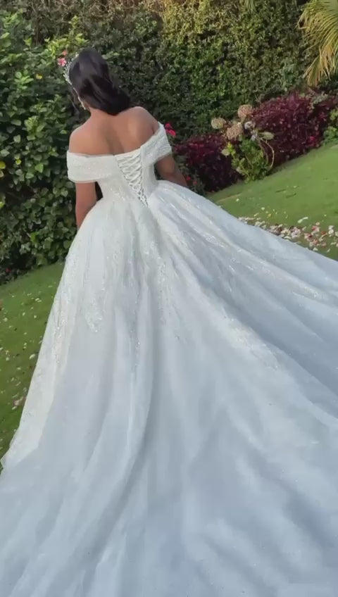 Ball gown wedding dress